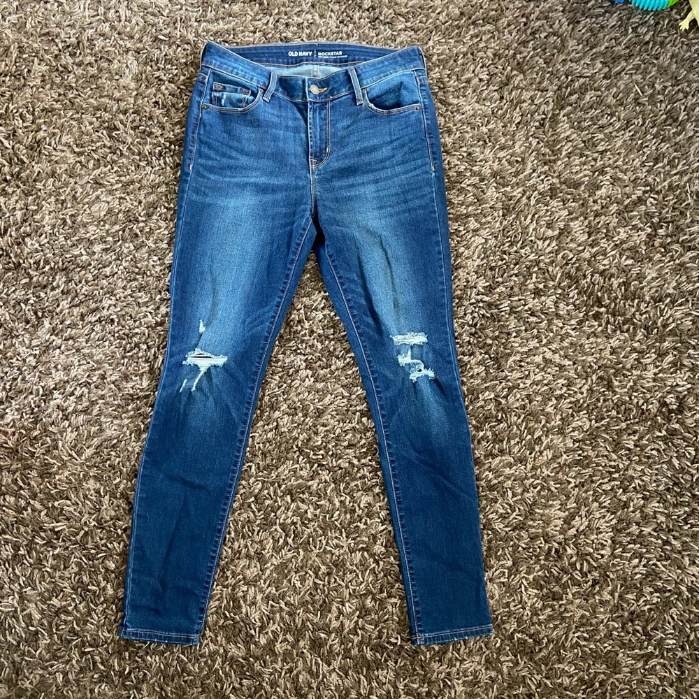 Old Navy- Rockstar mid rise jeans